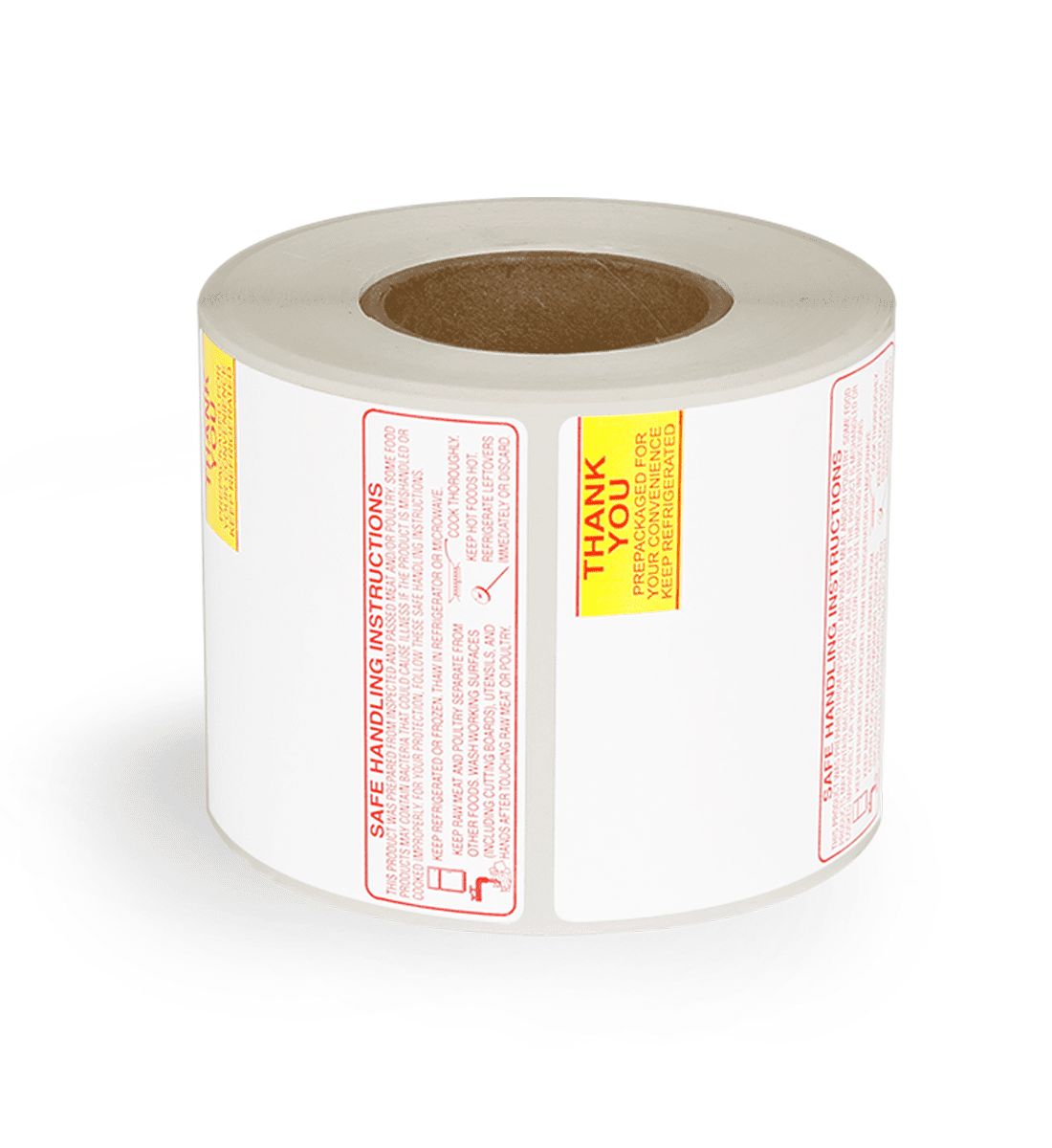 Mettler Toledo 2.625" x 2.375" Thank You & Safe Handling Instructions Scale Labels