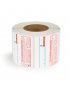 CAS 58mm x 50mm Safe Handling Instructions Scale Labels